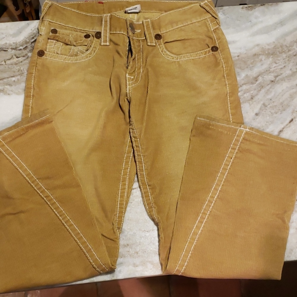 True Religion Joey Big T Cords, Mens 32/33